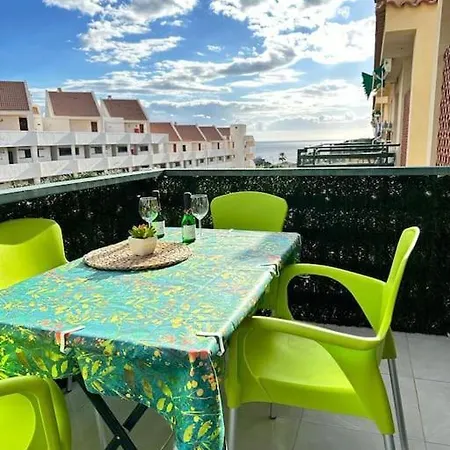 Apartment Tropical Lounge, Cristianos, Pool & Sea, Wifi
